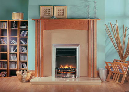 Dimplex Portland Brass/Chrome